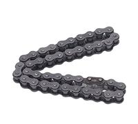 Fabater 42 Links Front Jackshaft Chain, 420 Acciaio Al Carbonio, Ricambio | Catena di trasmissione in acciaio 420, 42 maglie, adatta per minibici CT200 CT200U CT200EX BT200X, fuoristrada su pista