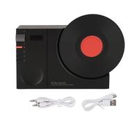 Fabater 5.3 Altoparlante con Orologio retrò Stile Vecchio Stile con qualità del Suono Cristallino per la Riproduzione Musicale non-rotta. (BLACK)