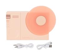 Fabater 5.3 Altoparlante con Orologio retrò Stile Vecchio Stile con qualità del Suono Cristallino per la Riproduzione Musicale non-rotta. (PINK)