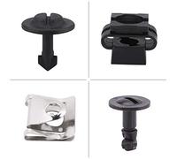 Fabater 60 -Stcs Motor Onddrías Coperto con il Supporto per L'attacco/supporto per L'impostazione - Accessori per lo Scambio di Plastica Automobilistica Premium