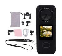 Fabater Action Camera 4K, Touch Screen da 64 MP da 1,4 Pollici con Grandangolo da 125 Gradi e Impermeabile IPX6, Ricarica di Tipo C, Controllo APP WiFi per Sport All'aria Aperta