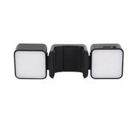 Fabater Action Camera LED Riempi Light Dual Lampade Porta per la Borsa 3 USB C Ricaricata a Vlogging