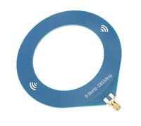 Fabater Ad Anello con Connettore SMA Design Portatile Compatto per Escursioni in Campeggio All'aperto da 9,9 KHz a 181 MHz (Foro interno con filettatura esterna)