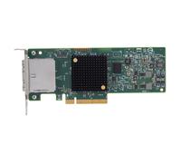 Fabater Adattatore Bus Host SAS9207-8E, Scheda HBA SAS PCIe 3.0 X8 SAS a 8 Porte da 6 Gbps con 2 SFF 8088 per Espansione di Archiviazione del Server JBOD