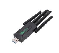 Fabater Adattatore USB WiFi Dual Band per PC Dongle di Rete Wireless con Crittografia di Sicurezza Gigabit 2.4G 5G per Appassionati di Tecnologia