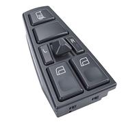 Fabater Adatto per Interruttore Alzacristallo Elettrico Principale Risposta Rapida Adatto per VN 2005-2014, Installazione Semplice, Clamp/Holder con Perno su Materiale ABS Grigio