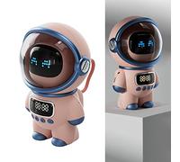 Fabater Altoparlante Bluetooth Astronauta, Interfono Vocale AI No Wifi Bluetooth 5 1 Chip 6W Suono Altoparlante Astronauta Luce Notturna con Sveglia Modalità Snooze per Camera da Letto Ufficio (PINK)