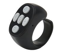 Fabater Anello di Controllo Remoto Bluetooth, Controllo a un Pulsante Bluetooth 5.3 Connessione Stabile Anello di Remoto del Telefono, Girapagina con Interno Rimovibile per E-book Romanzi Fumetti