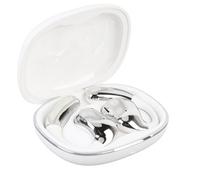 Fabater Auricolari per Traduzione 5.4 Touch Screen ANC Auricolari per Traduttore Wireless per Viaggi di Studio per L'apprendimento delle Lingue, ABS, 2 e 1 Custodia di Ricarica (bianco+argento)