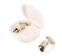 Fabater Auricolari per Traduzione 5.4 Touch Screen ANC Auricolari per Traduttore Wireless per Viaggi di Studio per L'apprendimento delle Lingue, ABS, 2 e 1 Custodia di Ricarica (bianco+oro)