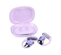 Fabater Auricolari per Traduzione 5.4 Touch Screen ANC Auricolari per Traduttore Wireless per Viaggi di Studio per L'apprendimento delle Lingue, ABS, 2 e 1 Custodia di Ricarica (PURPLE)