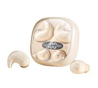 Fabater Auricolari Wireless Bluetooth, 2 Paia di Tappi per le Orecchie Ideali per Chi Dorme su un Fianco, Microfono con Cancellazione Attiva del Rumore, vestibilità Comoda (colore della pelle)