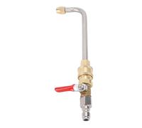 Fabater Bacchetta Detergente per Grondaie della Rondella Regolabile Portatile con Valvola a Sfera per attività di Pulizia Ad Alta Pressione - Bacchetta di Estensione della Rondella di [Pulizia