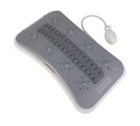 Fabater Barella per Supporto Lombare Regolabile con Gonfiaggio Rapido per Casa e Ufficio, Materiali PP e TPR, 9,4 X 16,1 Pollici (GRAY)