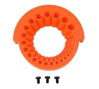 Fabater Bohrer Bit Mühle Porta del Mulino a Forza Effettiva per Pezzi da 2-13 Mm, Prolungare la Durata degli Utensili per il Materiale AB da Casa e per Esterni (ORANGE)