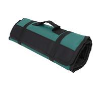 Fabater Borsa per Coltelli da Cuoco, Borsa per Coltelli da Cuoco in Tela da 20 Slot, Protezioni Porta per Posate con Doppia Cucitura per di Casa, Viaggio, Campeggio (GREEN)