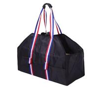Fabater Borsa per Legna da Ardere, Borsa per Legna da Ardere in Tessuto Oxford Impermeabile 600D, per Legno con Tracolla Regolabile e Supporto per Ascia per Caminetto, Campeggio, Barbecue, Uso Esterno
