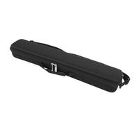 Fabater Borsa Porta Mulinello per Canna da Pesca, Borsa a Tracolla Portatile con Tracolla Regolabile Fino a 110 Cm e Fodera in Schiuma per Canne da Pesca e Mulinelli, Materiale Eva (Black)