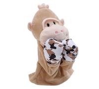 Fabater Burattino da Boxe, Burattino da Boxe, Suono Interattivo, Simpatica Scimmia Che dà Pugni, da Mano per Bambini con Design Morbido Peluche per Bambini e Genitori