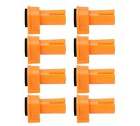 Fabater Cani da Banco in Nylon da 8 Pezzi da 20 Mm con Inserti Freno in EVA Antiscivolo per Accessori per Maschere di Serraggio per la Lavorazione del Legno, Inserti Freno da Banco Rimovibili