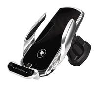 Fabater Caricabatterie Wireless per Auto 15W, Supporto per Telefono con | Supporto da auto a ricarica rapida con rotazione a 360°, USB tipo C, testa magnetica per iOS e