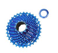 Fabater Cassetta per Bicicletta Cassetta Silenziosa a 11 Velocity Ad Alta Precisione in Acciaio Ad Alta Resistenza per la Conversione della Conversione Bella Bicicletta (Blue)