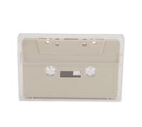 Fabater Cassette Vergini, Cassette Musicali Vergini da 45 Minuti, a Basso Rumore Ad Alto Rendimento, con Custodia in Plastica Trasparente Individuale, Ideale per Lezioni di (GREY)