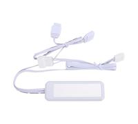 Fabater Cavo di Prolunga Splitter ARGB Indirizzabile per Ottimizzare il Flusso D'aria della Macchina Mineraria Ed Estendere le Luci LED del PC - Nessuna Saldatura Richiesta (WHITE)