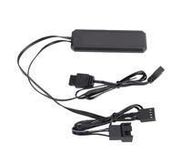 Fabater Cavo di Prolunga Splitter ARGB Indirizzabile per Ottimizzare il Flusso D'aria della Macchina Mineraria Ed Estendere le Luci LED del PC - Nessuna Saldatura Richiesta (BLACK)