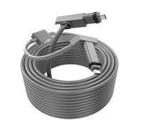 Fabater Cavo di Sostituzione Satellitare Rettangolare con Adattatore Ethernet per Gen 2, Connessione Stabile e Alta stabilità, Cavo a Prova D'acqua IP68 75 Piedi per Accesso a Internet Senza