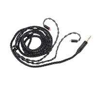 Fabater Cavo per Cuffie da MMCX a 3,5 Mm Placcato Argento a 16 Nuclei per SE535 SE846, Morbido e Confortevole per L'uso con TinHiFi T2 T4, Ganci per le Orecchie Precurvati, per gli Appassionati di
