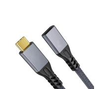 Fabater Cavo Prolunga USB C, 240 W Ricarica Rapida Sincronizzazione Dati 20 Gbps USB 3.2 Gen 2 Tipo C Maschio a Femmina, Nylon Intrecciato con Chip Marcatore PD3.1 E (2m)