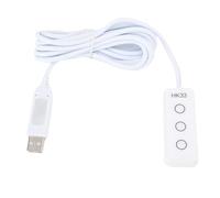 Fabater Chiave di Programmazione USB -Macro con Design Tattile in Braille, Tastiera Chiave di Prova Impermeabile e Umida per Lavoro e Giochi (WHITE)