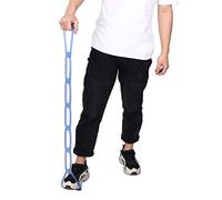 Fabater Cinghia per Allungamento, Barella per Tendine del Ginocchio Leggera e a Trazione Forte, Cinghia per Yoga con Passanti per flessibilità delle Gambe, Allenamento, Pilates, Fitness a Casa (BLUE)