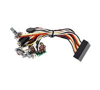 Fabater Circuito Preamplificatore per Basso Elettrico, Equalizzatore Circuito Preamplificatore per Basso Precablato con +-14dB Bassi +-8dB Medi +-23dB Alti, Migliora la qualità del Suono per Elettrico