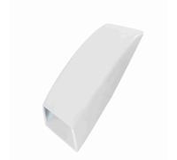 Fabater Copricofano Auto Presa d'Aria, Griglia Ventola ABS per Auto (White)