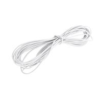 Fabater Corda Elastica Tesa 10m, Fune Elastic 4mm per Fai Da Te (WHITE)