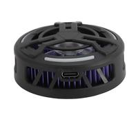 Fabater Corrente per Tablet Magnetico, Display a Temperatura Leggera Colorata Portatile per lo Streaming Live di Gioco Mobile per -Tablet, Laptop, Interruttore, Raffreddamento a più Stadio (BLACK)