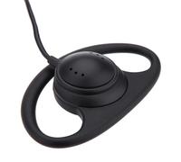 Fabater Cuffia Auricolare a Forma di D, Cuffia Auricolare Singola, Gancio per su un Lato da 3,5 Mm per di Guida Turistica, Ricevitore, Tablet, Laptop (10PCS)