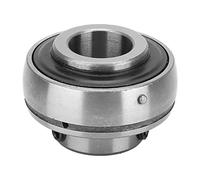 Fabater Cuscinetto Insert UC205, 25x52x34,1mm, Acciaio per Cuscinetti a | Set cuscinetti supporto albero, riduce l\'attrito, per macchine utensili, prestazioni stabili, confezione da 2 pezzi