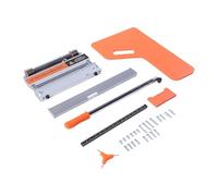 Fabater Cutter di Pavimento in Laminato Efficace Larghezza di Taglio 13 Pollici con Binario in Alluminio a Doppia Scala per Pavimenti a più Strati, per Appaltatori e Stalle di Golvine