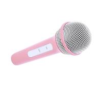 Fabater Design Leggero e Realistico per Microfono in Plastica, per Prove Sul Palco Ed Eventi in Costume (PINK)