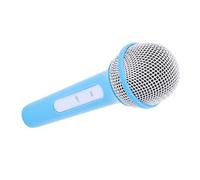 Fabater Design Leggero e Realistico per Microfono in Plastica, per Prove Sul Palco Ed Eventi in Costume (BLUE)