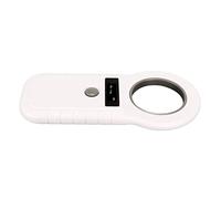 Fabater Display a LED per Lettore di Etichette per Scanner di Microchip per Animali Portatile per ISO 11784 11785 FDX-B EMID, Archiviazione Dati per la Gestione di Piccoli Animali (WHITE)