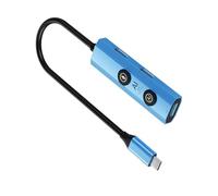 Fabater Docking Station AI Multifunzionale Intelligente, Hub USB per Trasferimento Dati Ad Alta velocità per Impiegati, Materiale in Lega di Alluminio (Interfaccia di tipo C)