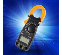 Fabater DT-3266L Pinza Amperometrica Digitale 600A AC/DC, Tester Multimetro Portatile con Display LCD, Voltmetro Amperometro Digitale per Misurazione Resistenza Tensione Corrente, Sovraccarico