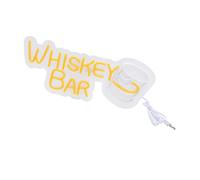 Fabater Elegante Insegna Al Neon a LED Alimentata Tramite USB, Decorazione per la Stanza del Bar del Whisky, per Taverna, Club e Ristorante - Costruzione Robusta