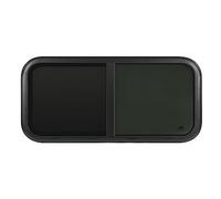 Fabater Finestra per in Vetro Temperato, Costruzione Robusta, Protezione, per Rimorchi per, Nera, 44" X 20,5", per Soggiorno (#2)