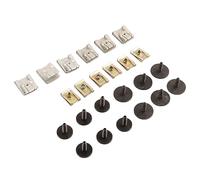 Fabater Fissaggi Clip Sottoscocca Motore, 24 Pezzi, Metallo, MC3003 OE | Viti paraspruzzi per W203 W204 CL203 metallo antiruggine, sostituzione diretta, prestazioni stabili