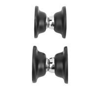 Fabater Forte Portatore Magnetico per per la Chiusura della Porta Ferma su, Campeggiatori e Rimorchi, compatibilità Versatile per Vari Veicoli, 2 Set Comoda Gestione (BLACK)